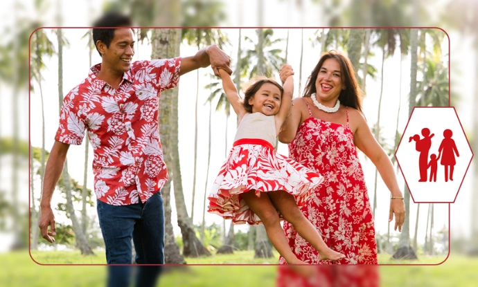 Famille avec enfants